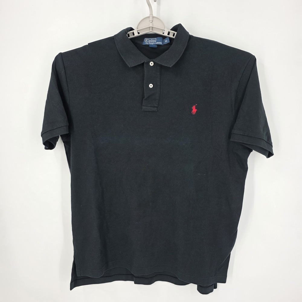 Polo Ralph Lauren Black Men's Golf Shirt  XL‎ 100% Cotton